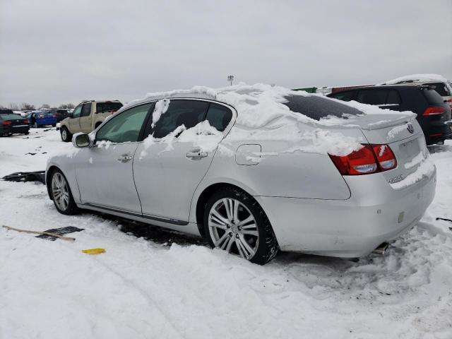 JTHBC96S885013265 - 2008 LEXUS GS 450H SILVER photo 2