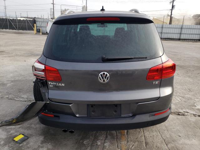 WVGAV7AX8GW516846 - 2016 VOLKSWAGEN TIGUAN S GRAY photo 6