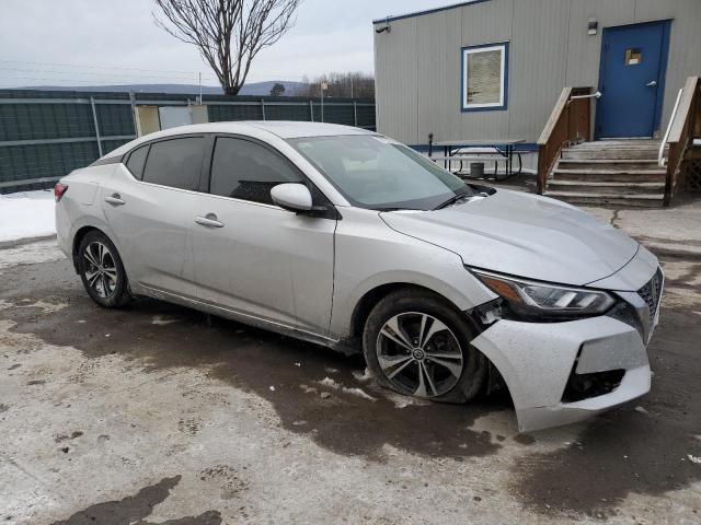 3N1AB8CV1MY260863 - 2021 NISSAN SENTRA SV SILVER photo 4