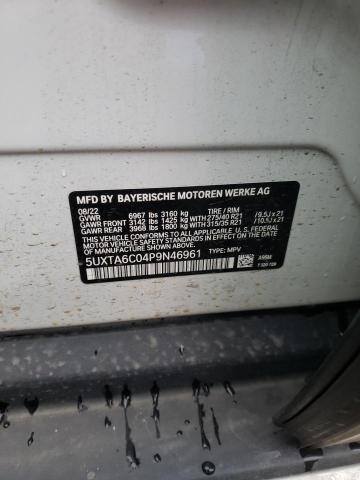 5UXTA6C04P9N46961 - 2023 BMW X5 XDRIVE45E WHITE photo 13