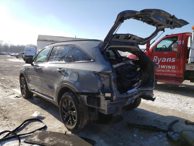 5XYRLDLC6MG020605 - 2021 KIA SORENTO S GRAY photo 2