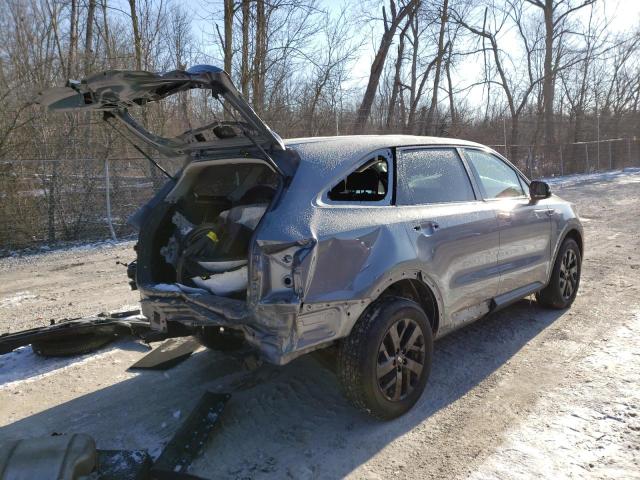 5XYRLDLC6MG020605 - 2021 KIA SORENTO S GRAY photo 3