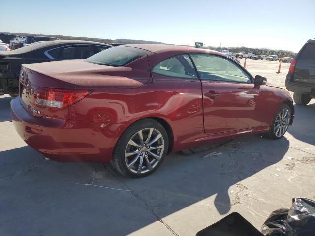 JTHFF2C2XE2531430 - 2014 LEXUS IS 250 BURGUNDY photo 3