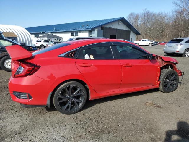 2HGFC2E83LH506905 - 2020 HONDA CIVIC SPORT 红色 照片 3