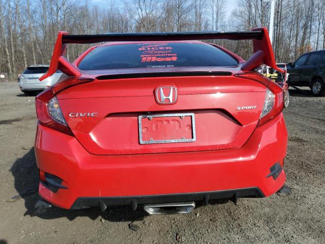2HGFC2E83LH506905 - 2020 HONDA CIVIC SPORT 红色 照片 6