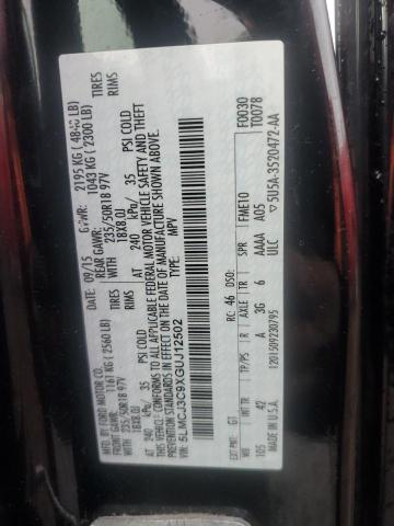 5LMCJ3C9XGUJ12502 - 2016 LINCOLN MKC RESERVE Qara foto 13