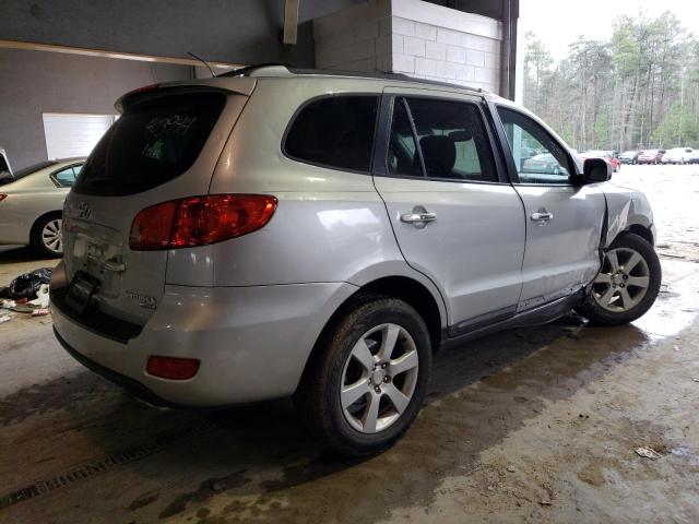 5NMSH13E99H300082 - 2009 HYUNDAI SANTA FE SE SILVER photo 3