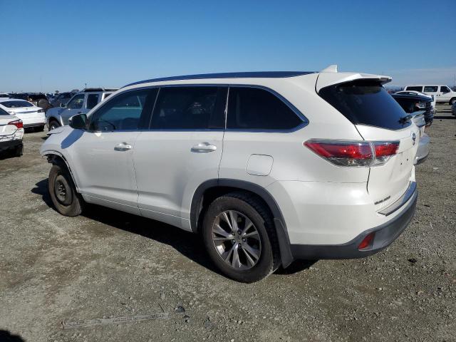 5TDJKRFH8ES018444 - 2014 TOYOTA HIGHLANDER XLE თეთრი ფოტო 2
