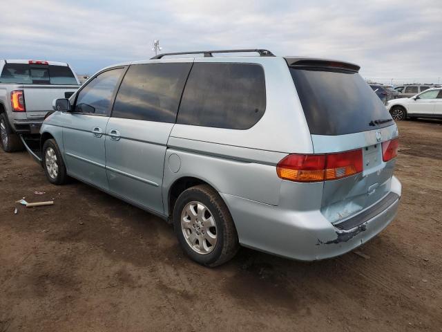 5FNRL18693B095516 - 2003 HONDA ODYSSEY EX BLUE photo 2