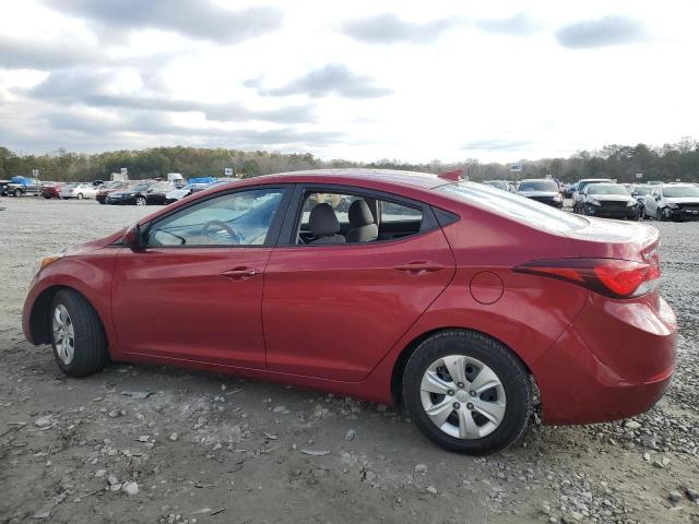 5NPDH4AE7GH704916 - 2016 HYUNDAI ELANTRA SE RED photo 2