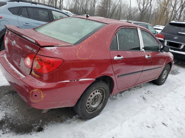 2T1BR32E56C666424 - 2006 TOYOTA COROLLA CE RED photo 3