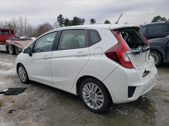 JHMGK5H7XGX000059 - 2016 HONDA FIT EX WHITE photo 2