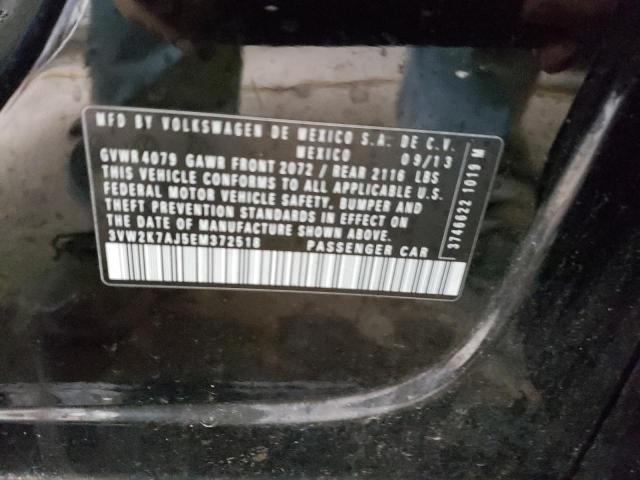 3VW2K7AJ5EM372518 - 2014 VOLKSWAGEN JETTA BASE Qara foto 12