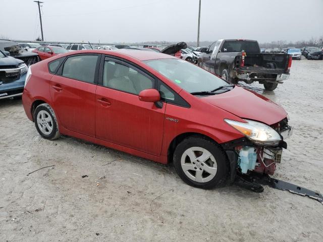 JTDKN3DU6B1352229 - 2011 TOYOTA PRIUS RED photo 4