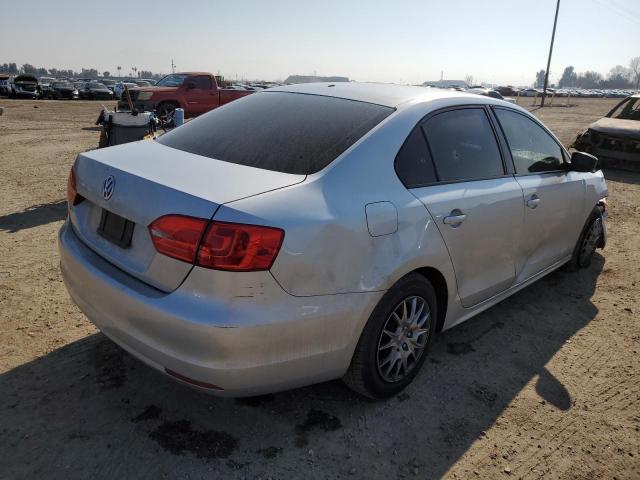 3VW2K7AJ3CM377424 - 2012 VOLKSWAGEN JETTA BASE Արծաթագույն լուսանկար 3