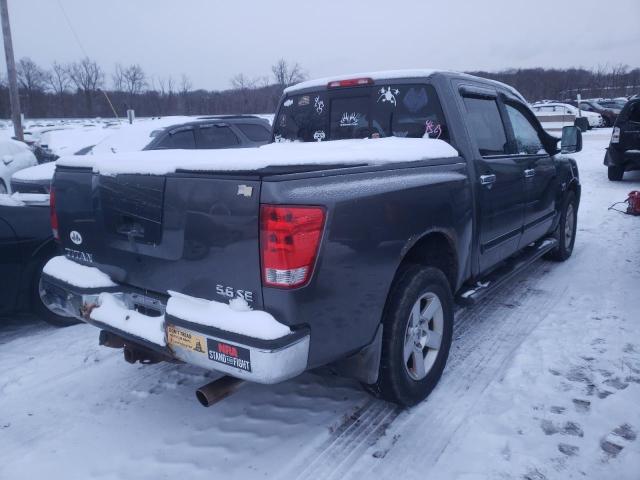 1N6AA07B44N565723 - 2004 NISSAN TITAN XE GRAY photo 3