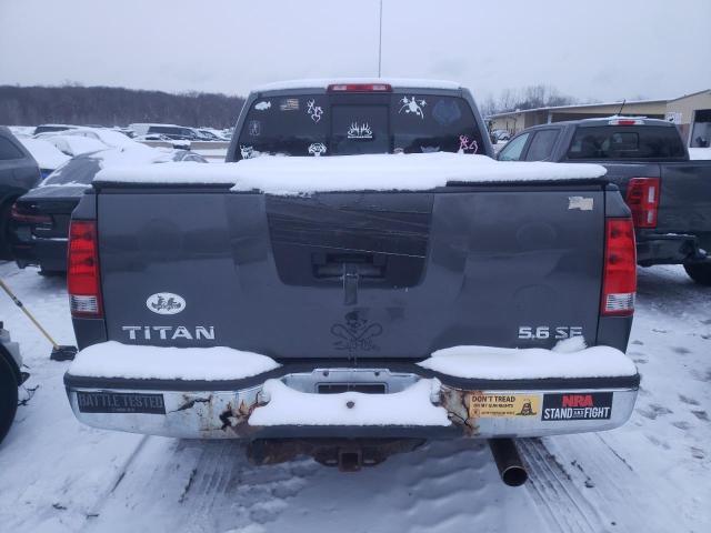 1N6AA07B44N565723 - 2004 NISSAN TITAN XE GRAY photo 6