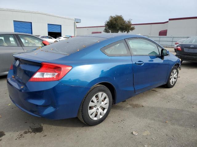 2HGFG3B52CH518371 - 2012 HONDA CIVIC LX BLUE photo 3