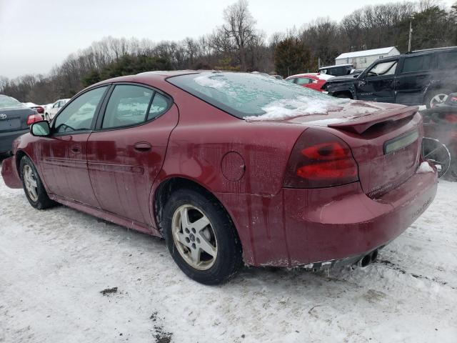 2G2WS522341126822 - 2004 PONTIAC GRAND PRIX GT2 BURGUNDY photo 2