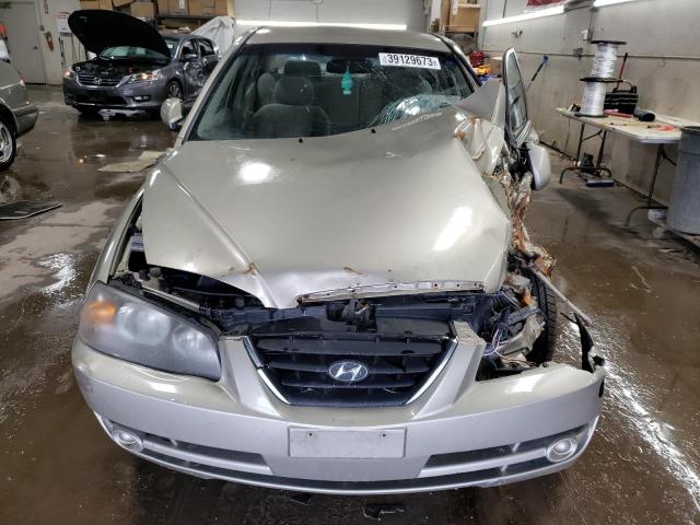 KMHDN46D45U957201 - 2005 HYUNDAI ELANTRA GLS CREAM photo 5