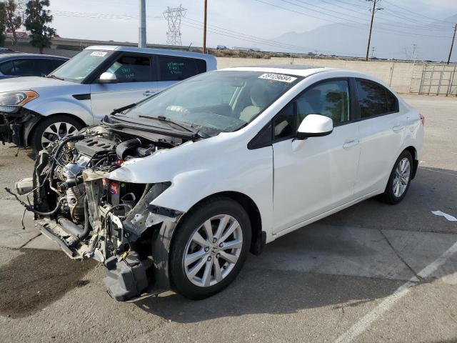 2HGFB2F87CH548723 - 2012 HONDA CIVIC EX WHITE photo 1