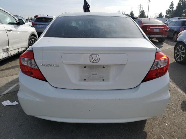 2HGFB2F87CH548723 - 2012 HONDA CIVIC EX WHITE photo 6