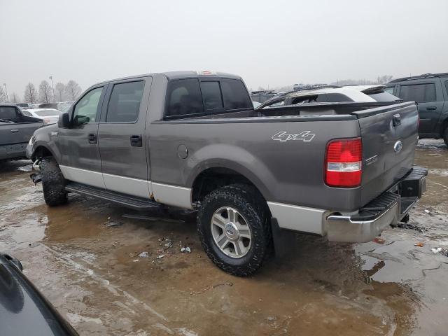 1FTPW14V56KD53081 - 2006 FORD F150 SUPERCREW GRAY photo 2