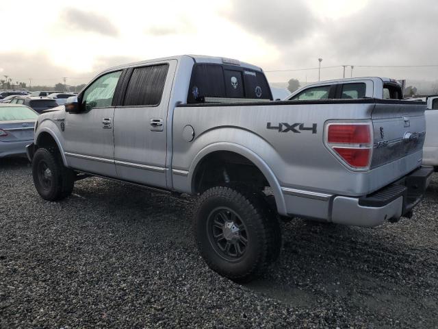 1FTFW1EF9BFC51594 - 2011 FORD F150 SUPERCREW SILVER photo 2