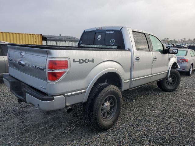 1FTFW1EF9BFC51594 - 2011 FORD F150 SUPERCREW SILVER photo 3