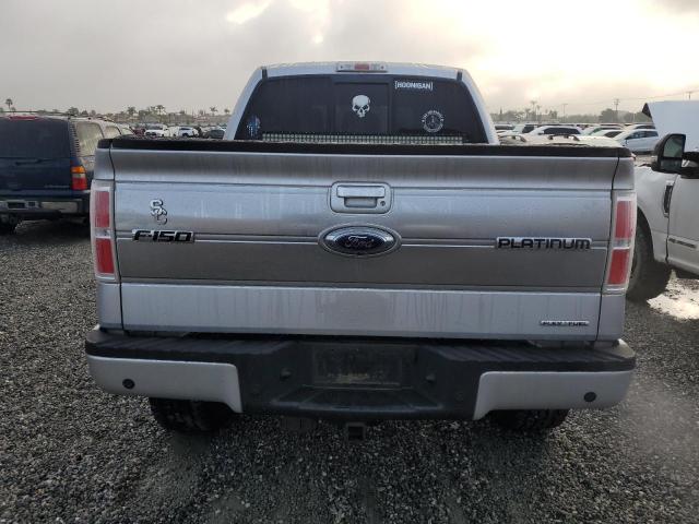 1FTFW1EF9BFC51594 - 2011 FORD F150 SUPERCREW SILVER photo 6