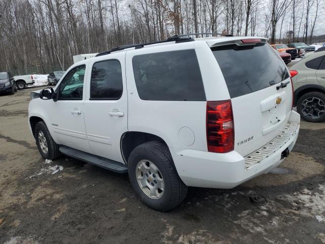 1GNSKBE02DR219865 - 2013 CHEVROLET TAHOE K1500 LT WHITE photo 2