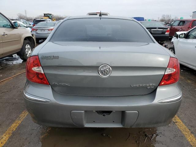 2G4WC582881166167 - 2008 BUICK LACROSSE CX GRAY photo 6