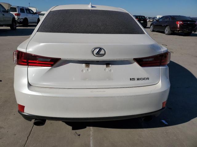 JTHBA1D26G5022944 - 2016 LEXUS IS 200T WHITE photo 6