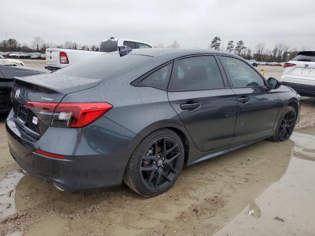 2HGFE2F51NH582639 - 2022 HONDA CIVIC SPORT Grafitowy zdjęcie 3