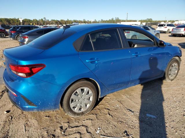 3KPA24AD3PE605963 - 2023 KIA RIO LX BLUE photo 3