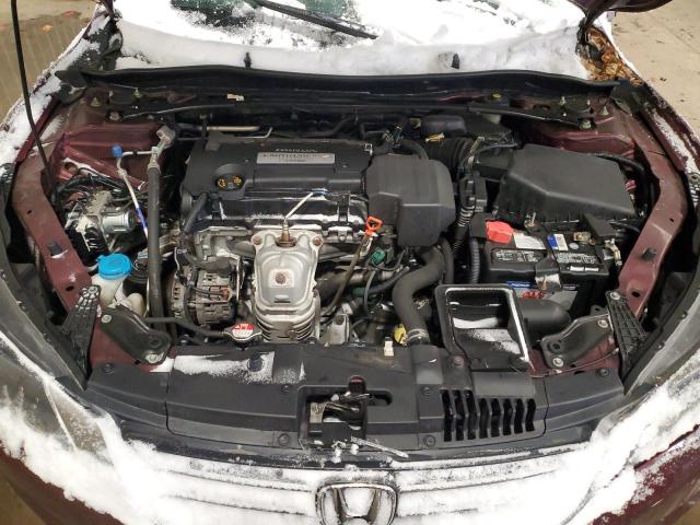 1HGCR2F87DA121833 - 2013 HONDA ACCORD EXL BURGUNDY photo 11