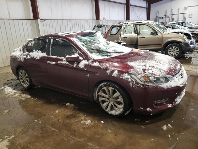 1HGCR2F87DA121833 - 2013 HONDA ACCORD EXL BURGUNDY photo 4