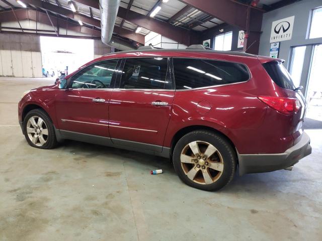 1GNLVHED6AJ212560 - 2010 CHEVROLET TRAVERSE LTZ RED photo 2