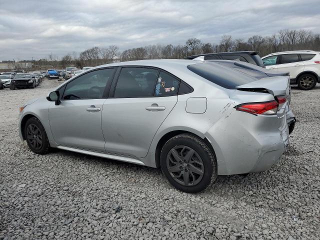 5YFEPMAE1MP215773 - 2021 TOYOTA COROLLA LE SILVER photo 2