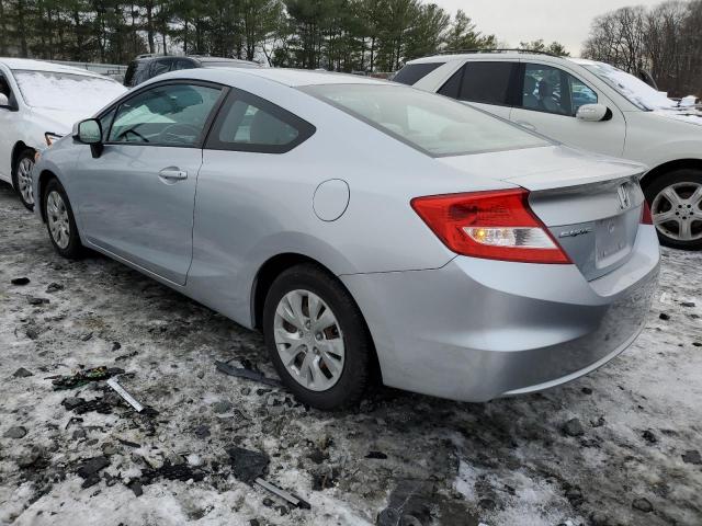 2HGFG3B54CH525807 - 2012 HONDA CIVIC LX SILVER photo 2