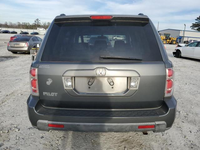 5FNYF28658B022207 - 2008 HONDA PILOT EXL GRAY photo 6