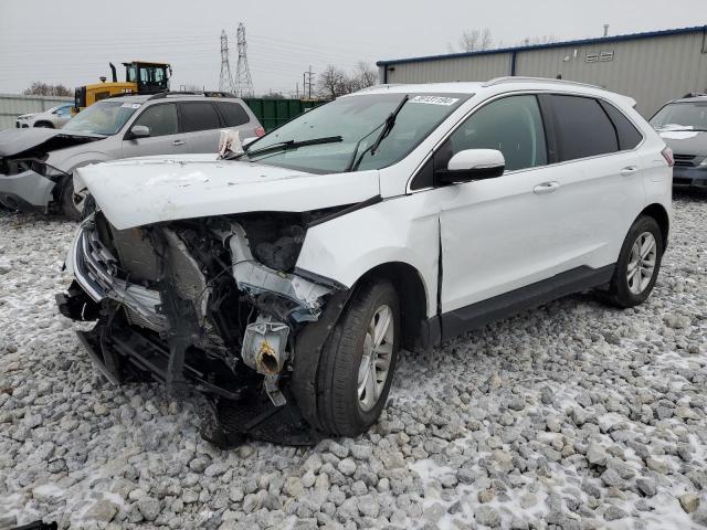 2FMPK4J98KBC58549 - 2019 FORD EDGE SEL WHITE photo 1