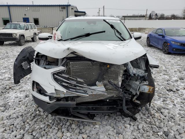 2FMPK4J98KBC58549 - 2019 FORD EDGE SEL WHITE photo 5