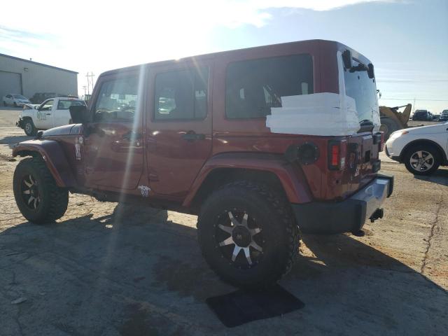 1J4BA5H10BL577669 - 2011 JEEP WRANGLER U SAHARA BURGUNDY photo 2
