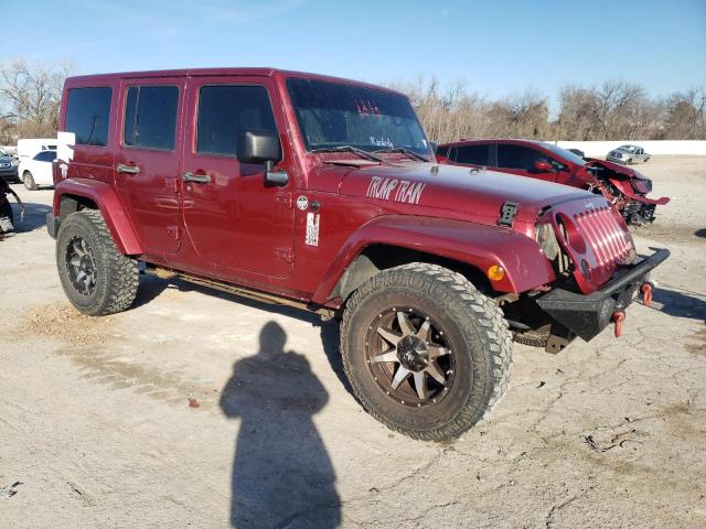 1J4BA5H10BL577669 - 2011 JEEP WRANGLER U SAHARA BURGUNDY photo 4