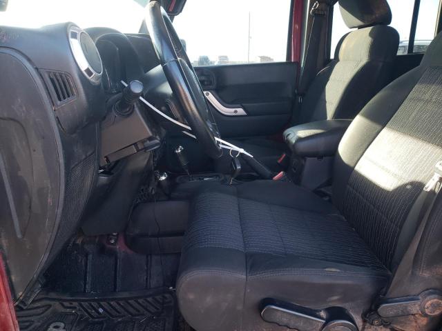 1J4BA5H10BL577669 - 2011 JEEP WRANGLER U SAHARA BURGUNDY photo 7