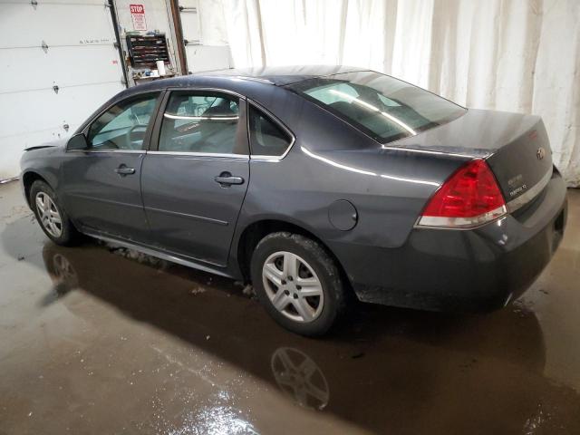 2G1WF5EK4B1240961 - 2011 CHEVROLET IMPALA LS GRAY photo 2