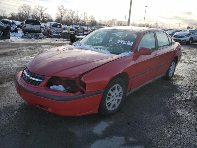 2G1WF52EX49348553 - 2004 CHEVROLET IMPALA RED photo 1