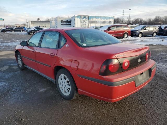 2G1WF52EX49348553 - 2004 CHEVROLET IMPALA RED photo 2