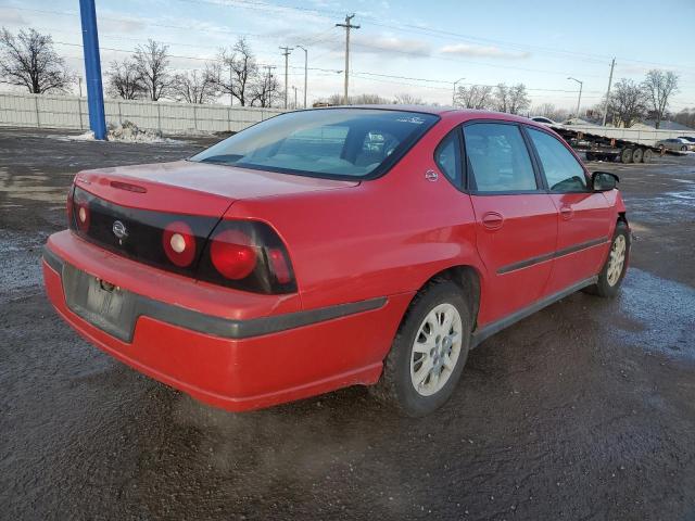 2G1WF52EX49348553 - 2004 CHEVROLET IMPALA RED photo 3